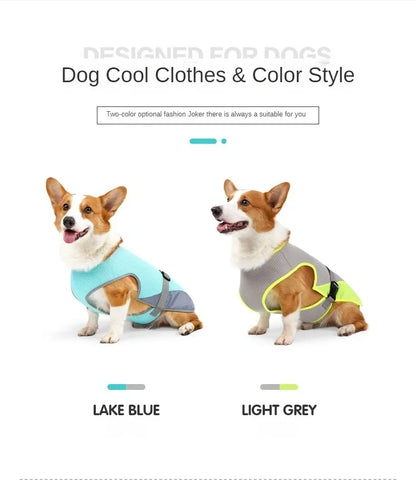 Dog Cooling Vest for Summer, Lightweight Jacket Dog Cooling Shirt, UV Protection Cooling Harness,Dog vest