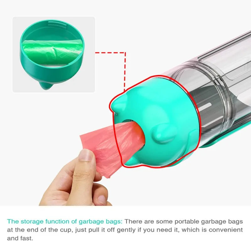 4-in-1 Portable Pet Water Bottle