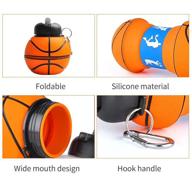Outdoor Sports Foldable Water Bottle