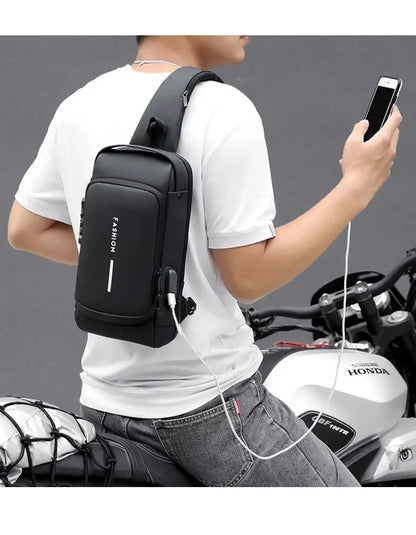 Anti-Theft Messenger Sling Bag for Men
