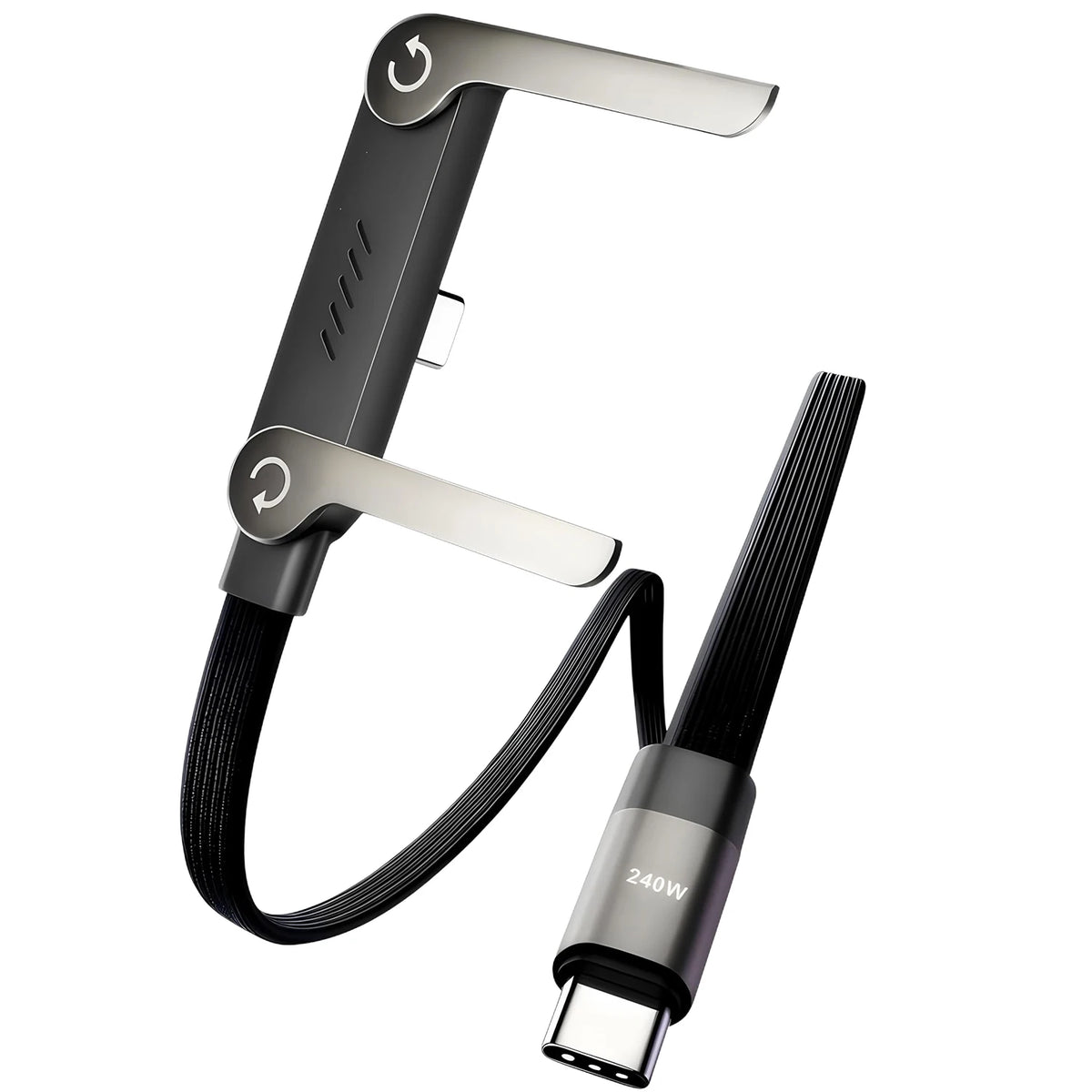 240W Fast Charging Foldable Bracket Data Cable