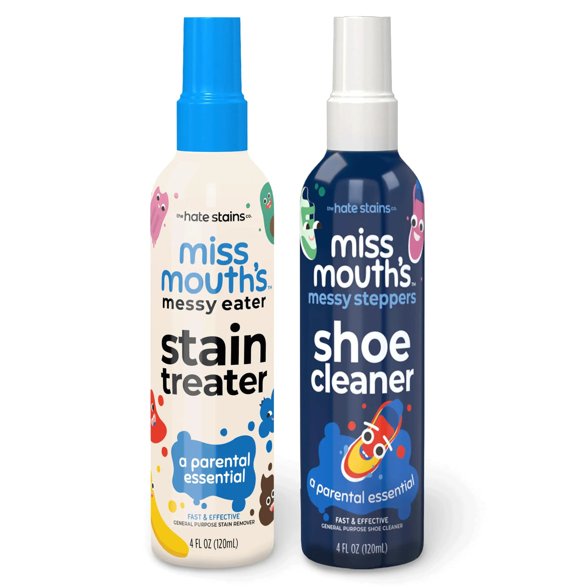 120ml Portable Stain Remover Spray Effective Yellow Stains Removal for Laundry and Shoes Dust Bleached Decontamination Treatment