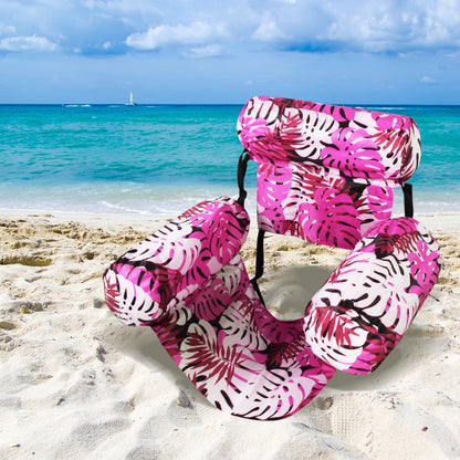 Pool Floats Chairs Adult Inflatable Pool Lounger with Arm & Backrest Water Floating Recliner Water Hammock for Summer Water Fun