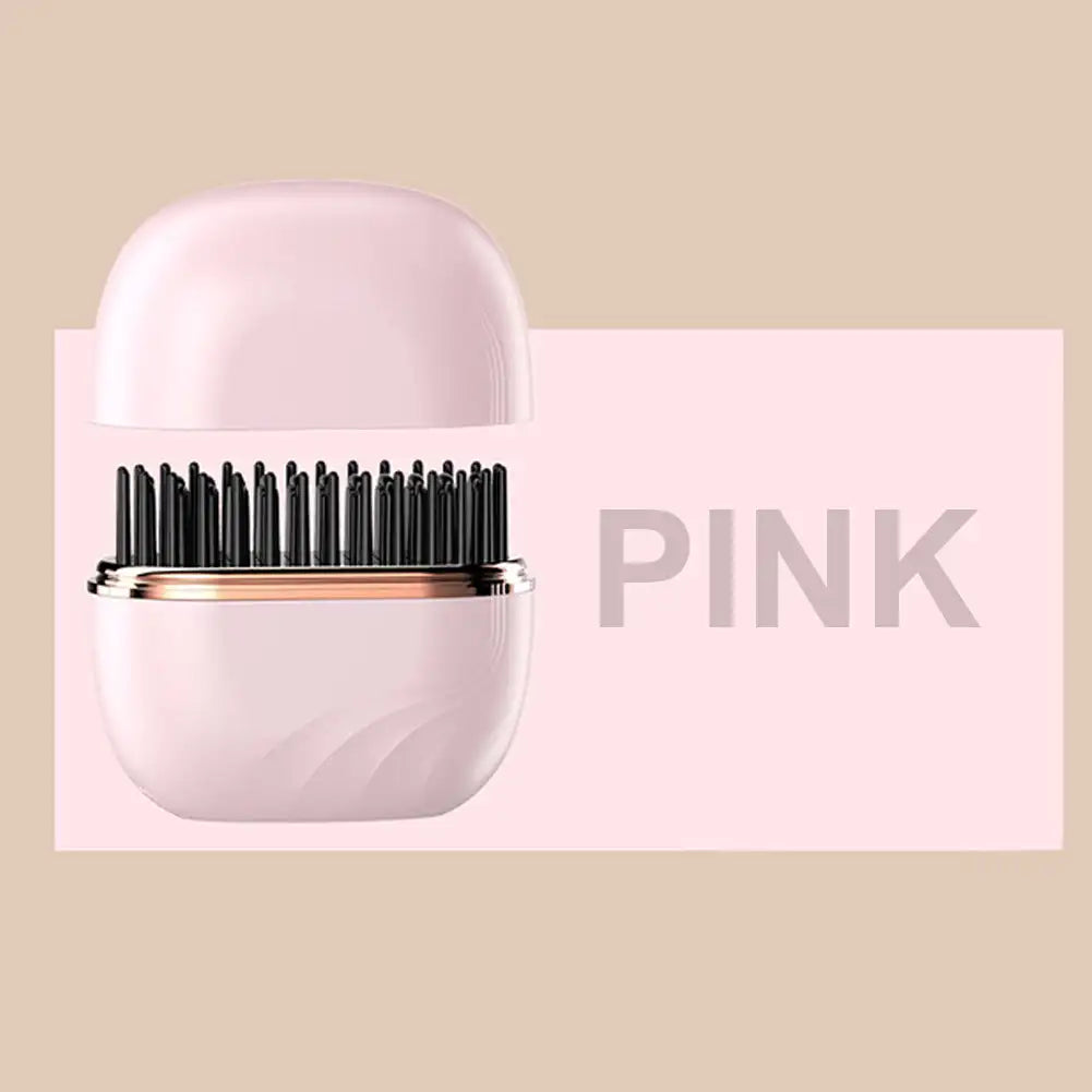 🔥 2-in-1 Mini Hair Straightener & Comb