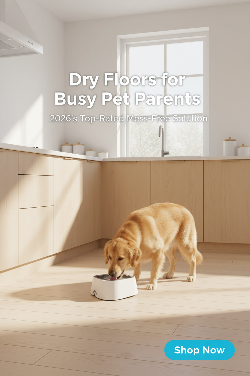 Spill-Proof Water Bowl for Dogs