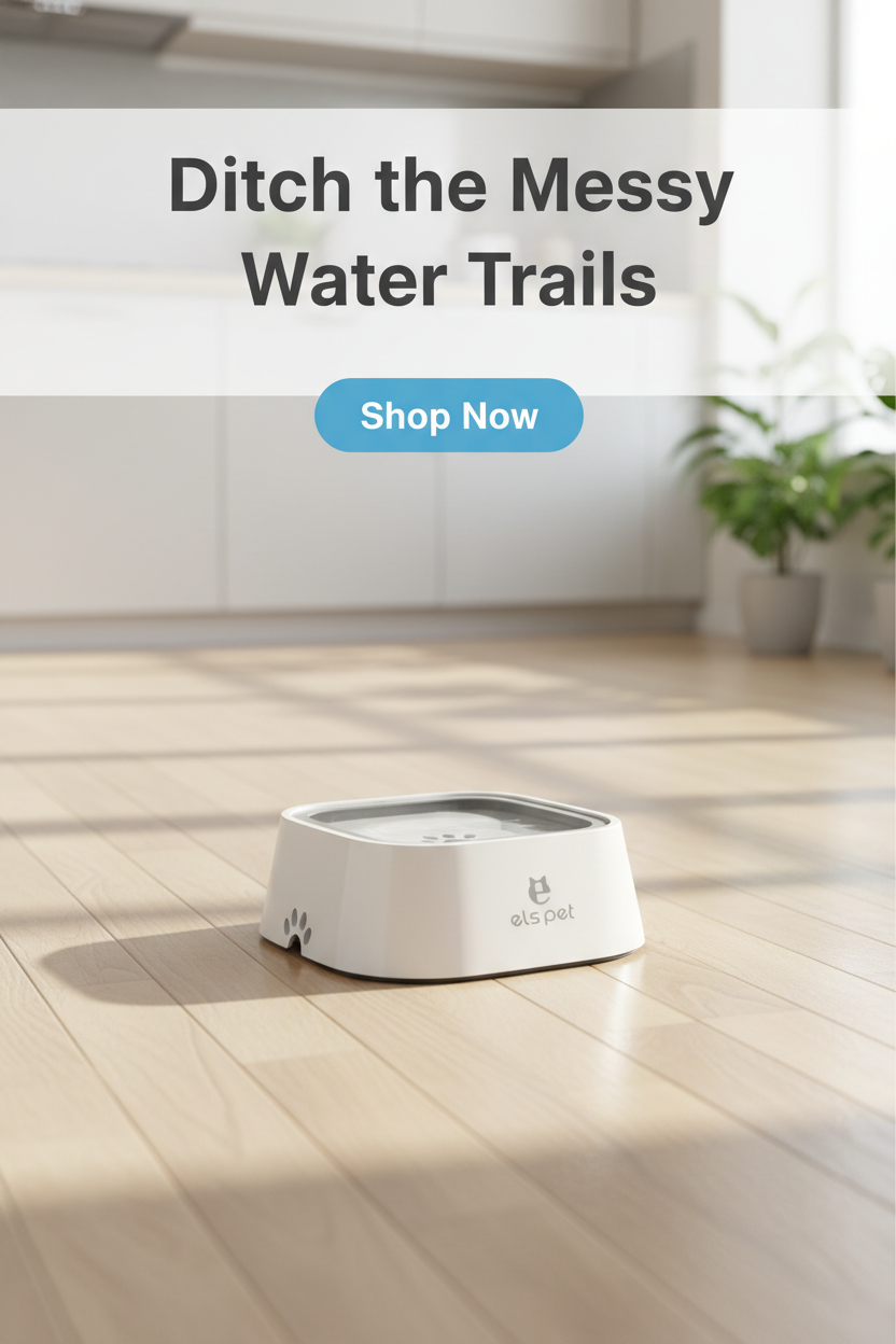 Spill-Proof Water Bowl for Dogs