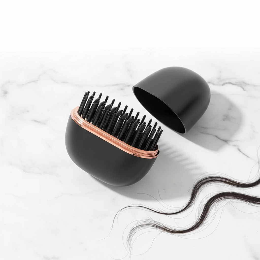 🔥 2-in-1 Mini Hair Straightener & Comb