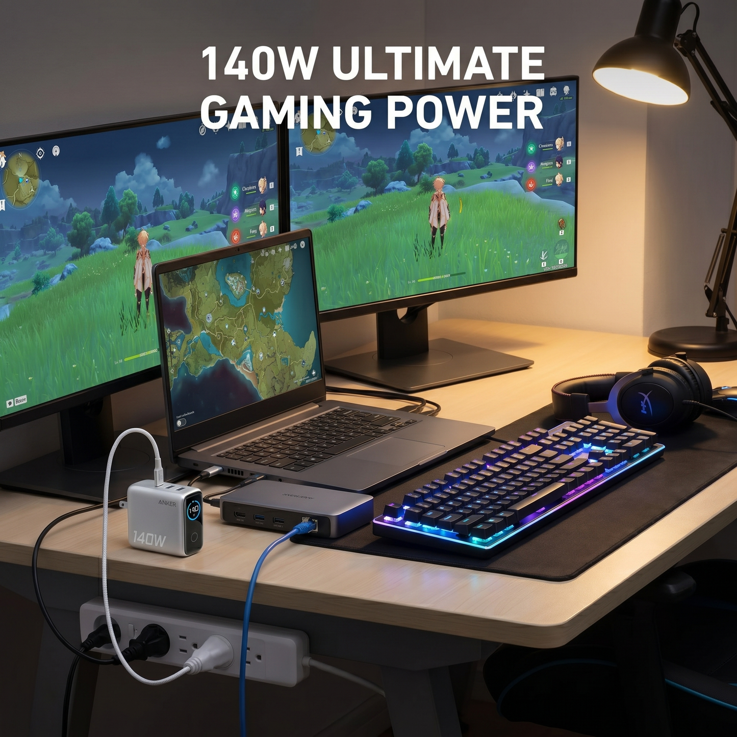 Ancher™ EliteDock X | Fast Charge, Connect & Create