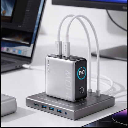 Ancher™ EliteDock X | Fast Charge, Connect & Create