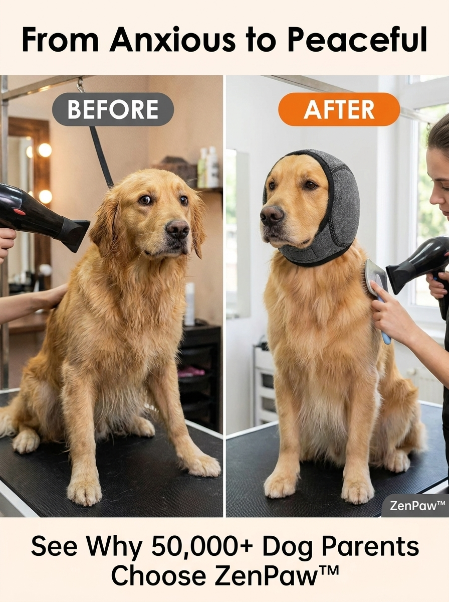 ZenPaw™ Anti-Anxiety Noise-Reducing Dog Hood