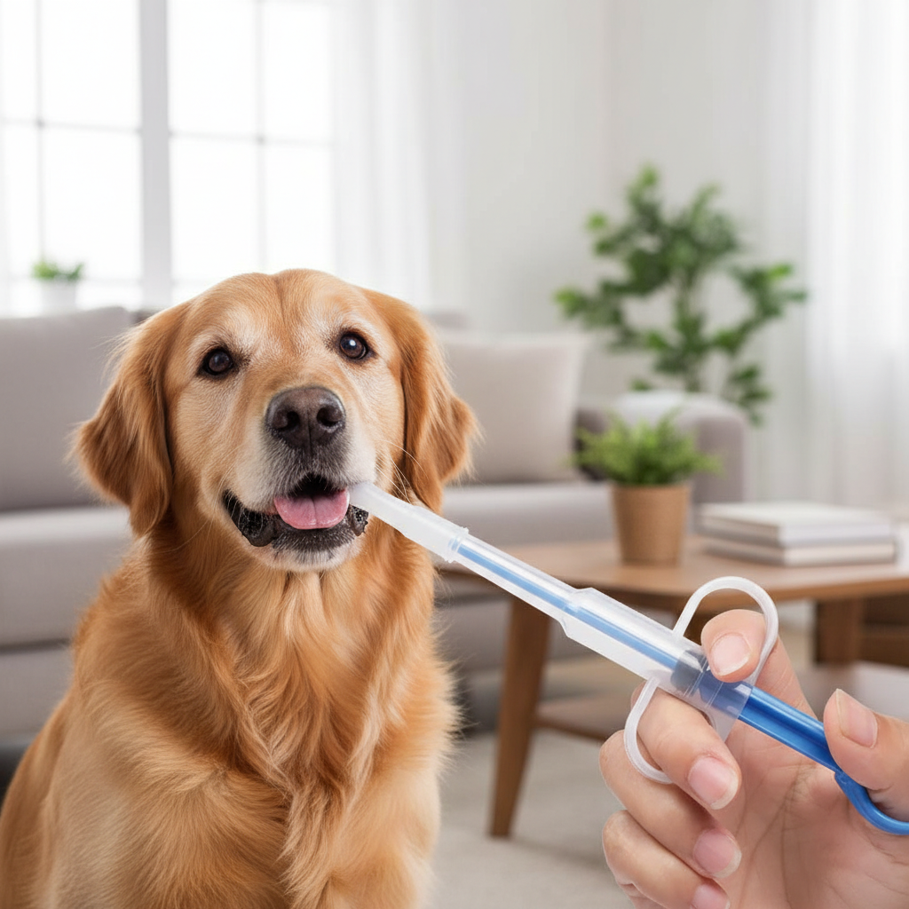 Pet Pill Applicator Syringe for Cats & Dogs
