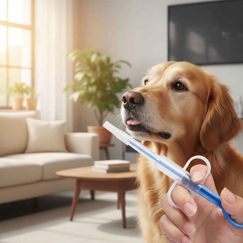 Pet Pill Applicator Syringe for Cats & Dogs