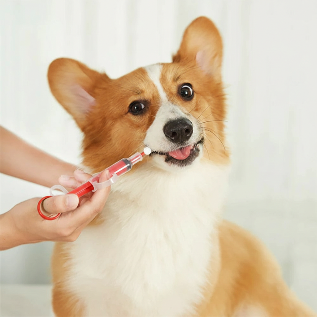 Pet Pill Applicator Syringe for Cats & Dogs