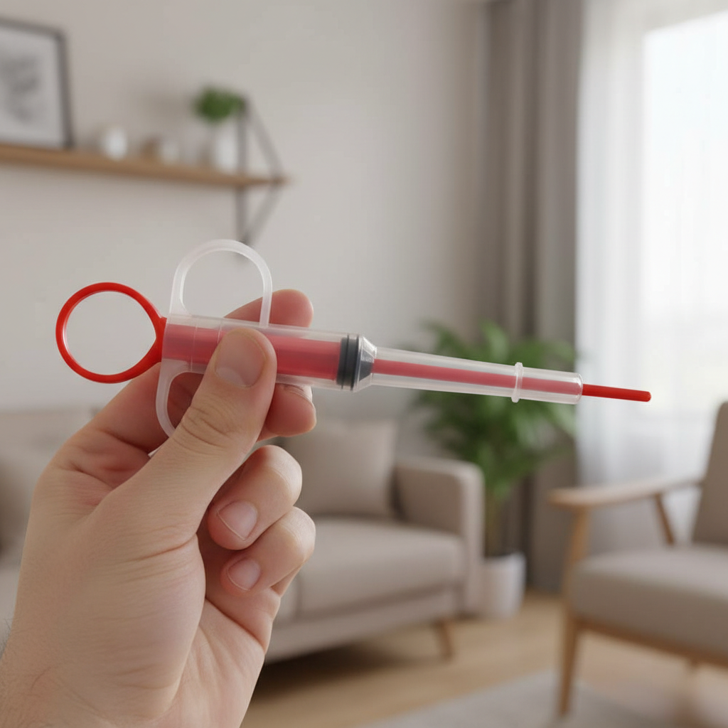 Pet Pill Applicator Syringe for Cats & Dogs