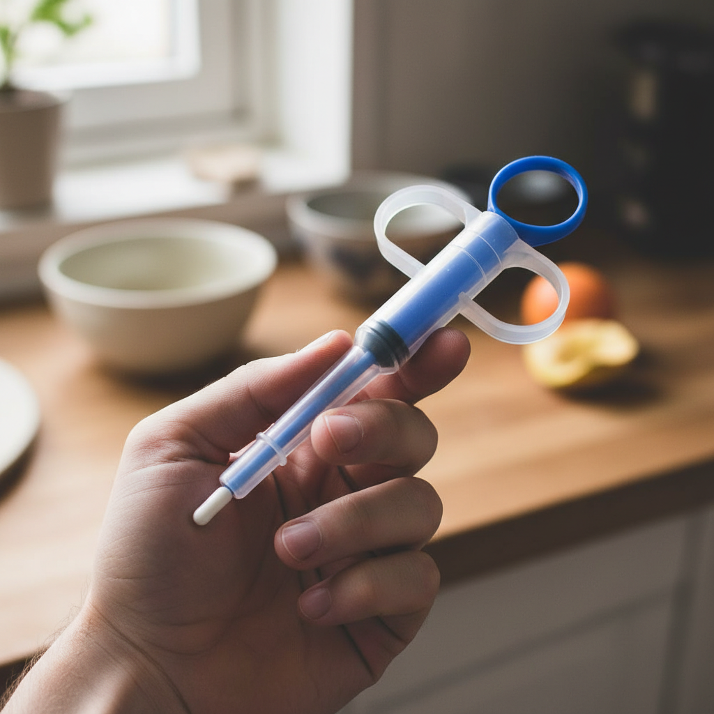 Pet Pill Applicator Syringe for Cats & Dogs