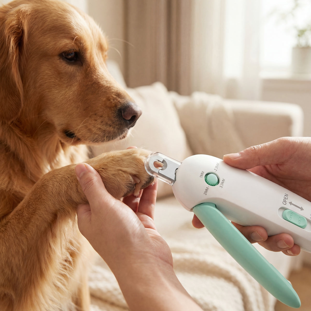 Safe Trim Pet Nail Clipper with Protective Guard