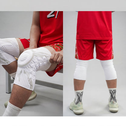 Knee Compression Sleeve with Support Strap for Running & Sports