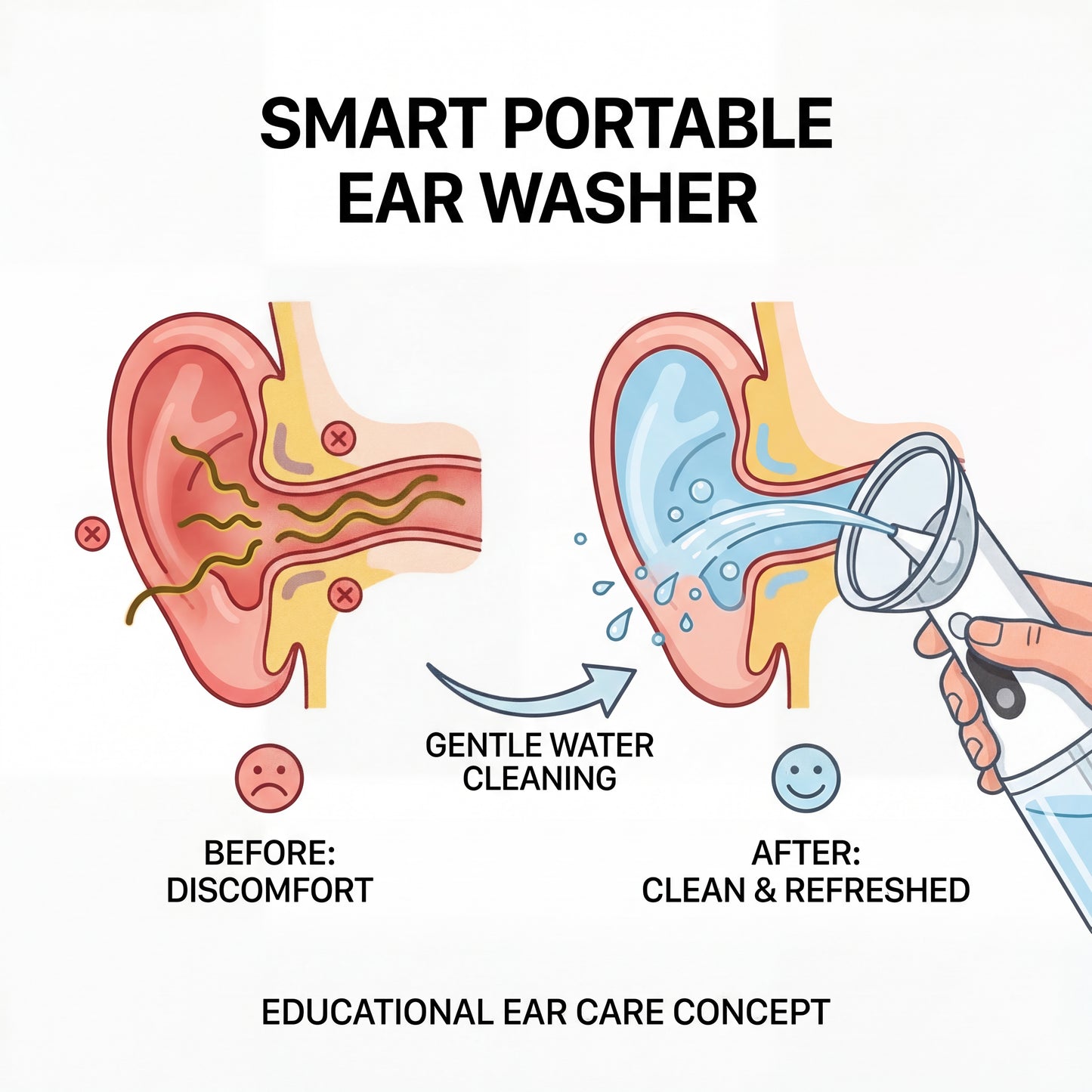 Smart Portable Ear Washer