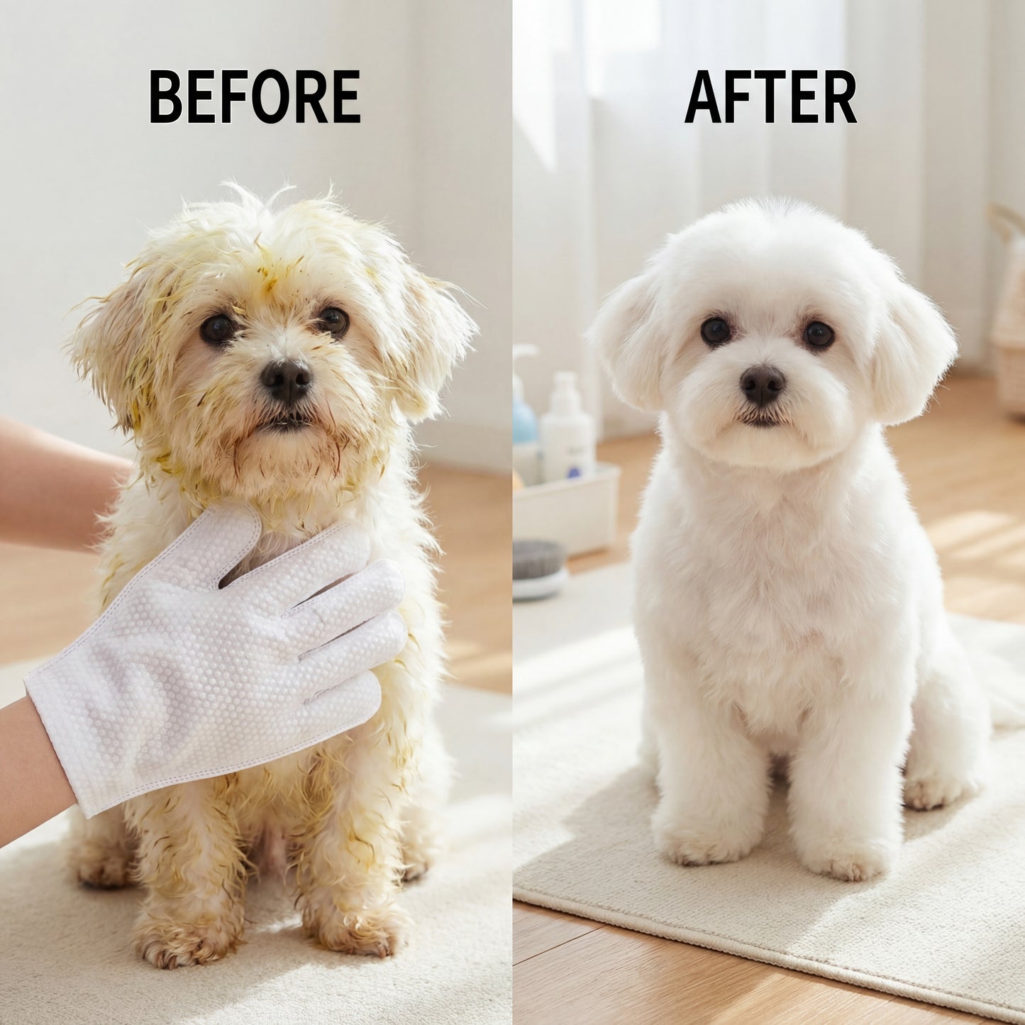 Pet Bath Gloves