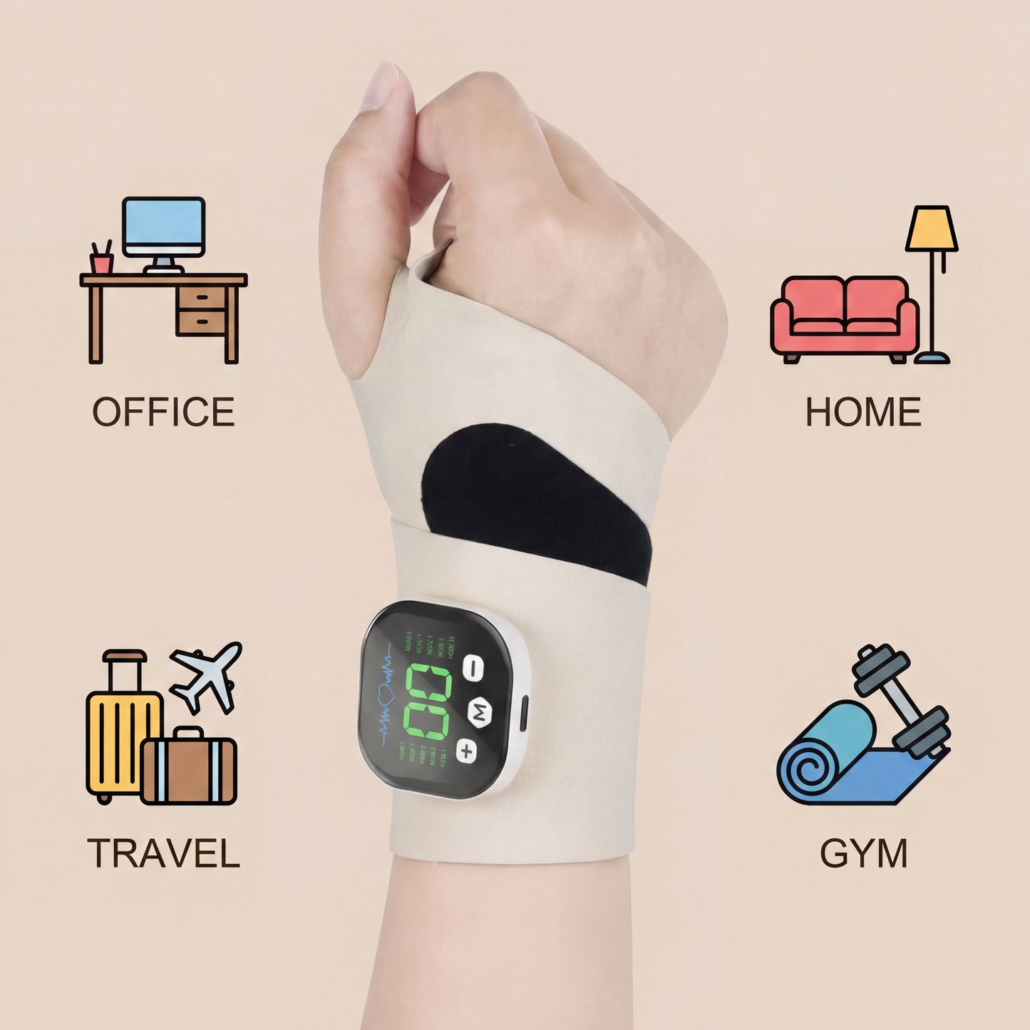 Electric Wrist Support with Vibration
