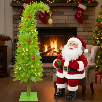 Whimsical Santa Hat Christmas Tree™