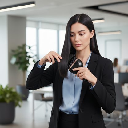 🔥 2-in-1 Mini Hair Straightener & Comb